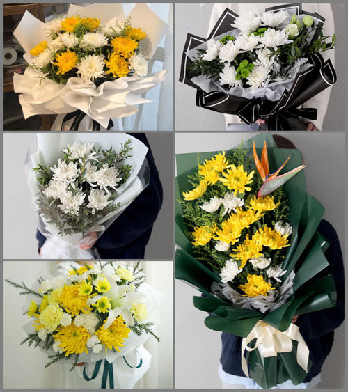 广东汕尾市海丰县梅陇镇东家亚村白事花束代送